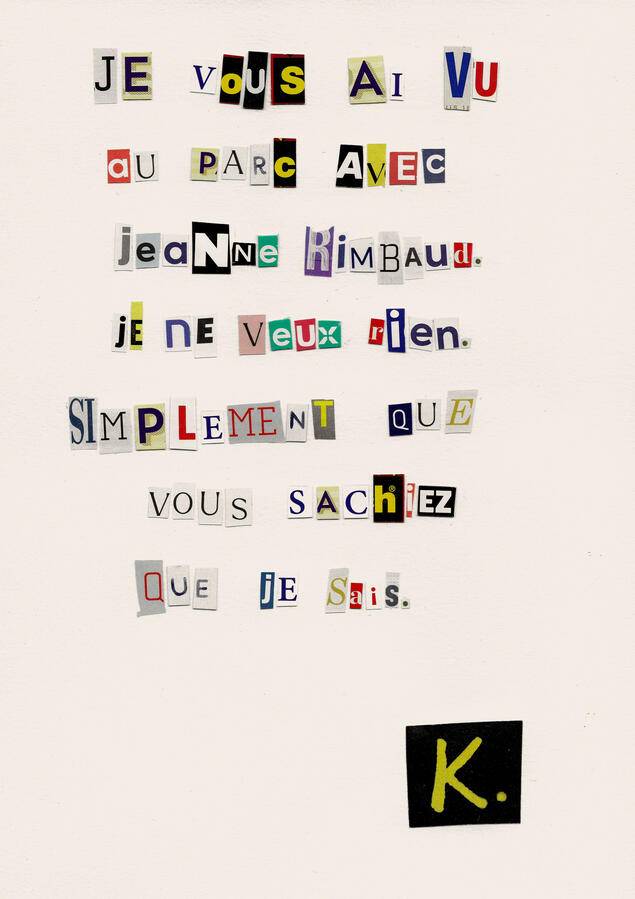 Je ne veux rien - I Don't Want Anything